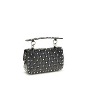 Black Calf Leather Bos Taurus Handbag