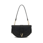 Black Calf Leather Bos Taurus Shoulder Bag
