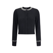 Black Nylon Cardigan