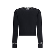Black Nylon Cardigan
