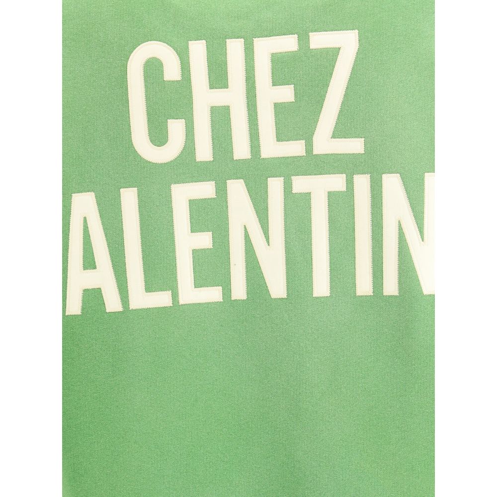 Green Cotton Sweatshirt