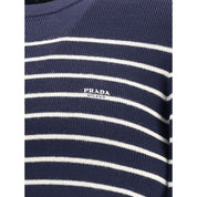 Blue Fleece Wool Sweatshirt