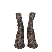 Brown Leather Ankle Boots