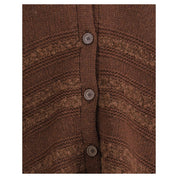Brown Camel Hair  Cardigan