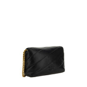 Black Calf Leather Bos Taurus Shoulder Bag