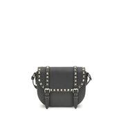 Beige Calf Leather Bos Taurus Shoulder Bag