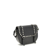 Beige Calf Leather Bos Taurus Shoulder Bag
