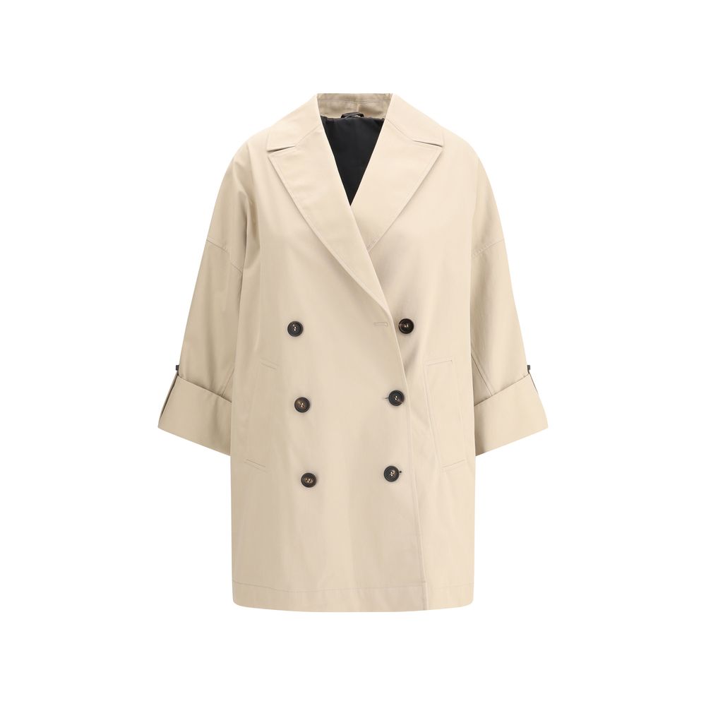 Midilång trenchcoat