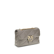 Gray Calf Leather Bos Taurus Shoulder Bag