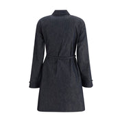 Blue Cotton Casual Dress