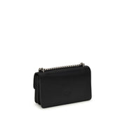 Black Calf Leather Bos Taurus Shoulder Bag