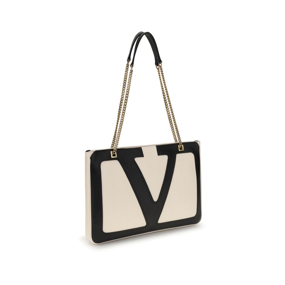 Cream Calf Leather Bos Taurus Shoulder Bag
