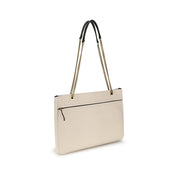Cream Calf Leather Bos Taurus Shoulder Bag