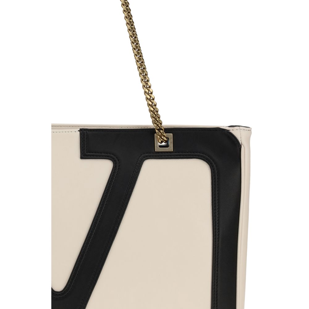 Cream Calf Leather Bos Taurus Shoulder Bag