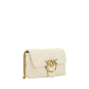 White Calf Leather Bos Taurus Shoulder Bag