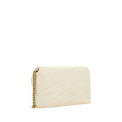 White Calf Leather Bos Taurus Shoulder Bag