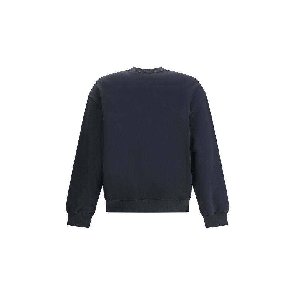 Black Cotton Sweatshirt