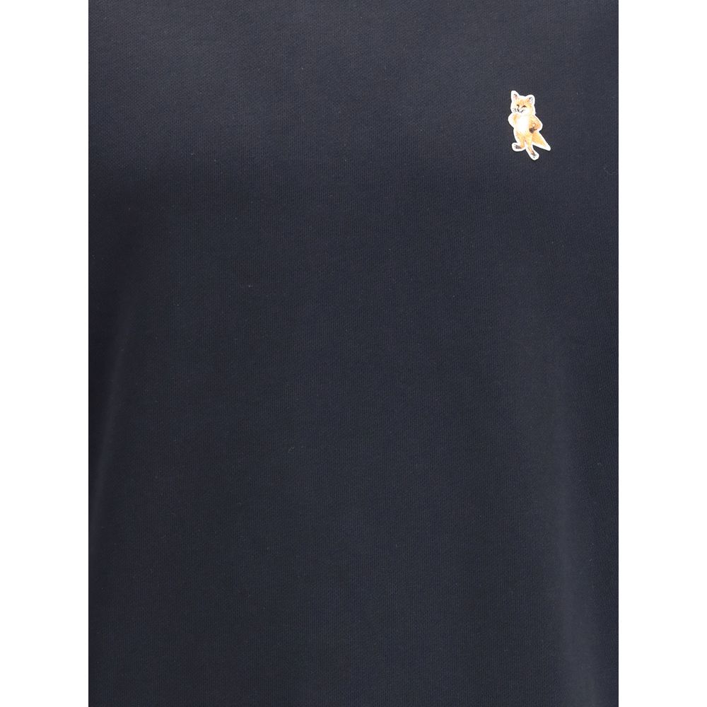 Black Cotton Sweatshirt