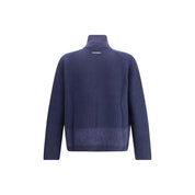 Blue Wool Cardigan