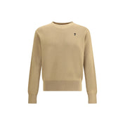 Beige Merino Wool Sweatshirt