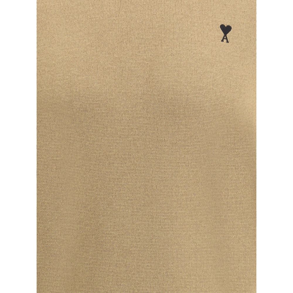 Beige Merino Wool Sweatshirt
