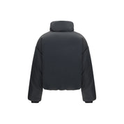 Black Polyamide Full-Length Jacket