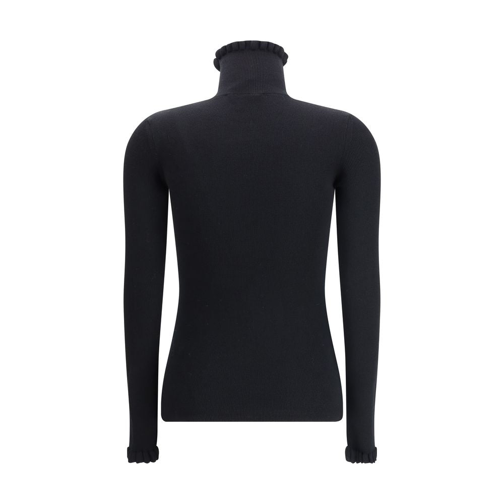 Black Fleece Wool Sweatshirt