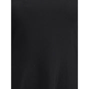 Black Viscose Casual Dress