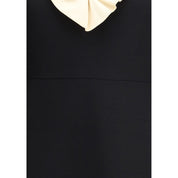Black Fleece Wool Cocktail Dress