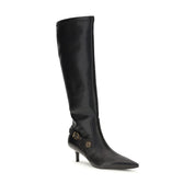Black Goatskin Ankle Boots
