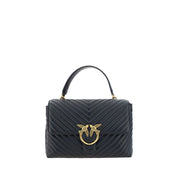 Black Calf Leather Bos Taurus Handbag