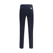 Blue Cotton Chino Pants