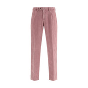 Multicolor Cotton Casual Pants