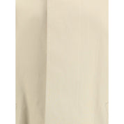 Beige Cotton Trench Coat