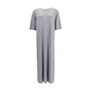 Gray Wool Casual Dress