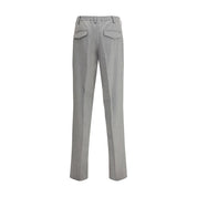 Gray Fleece Wool Chino Pants