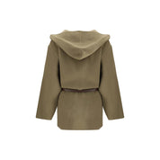 Brown Fleece Wool Coat