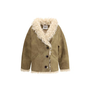 Beige Polyester Coat