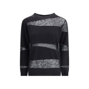 Black Fleece Wool Cashmere Sweater