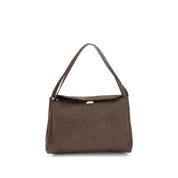 Brown Other Fibres Shoulder Bag