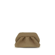 Beige Other Fibres Clutch Bag
