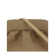 Beige Other Fibres Clutch Bag