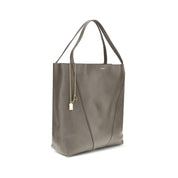 Gray Calf Leather Bos Taurus Shoulder Bag