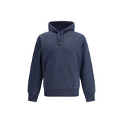 Blå bomullssweatshirt