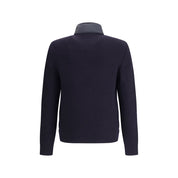 Blå nylonjacka i helängd