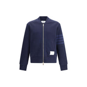 Blå bomullssweatshirt