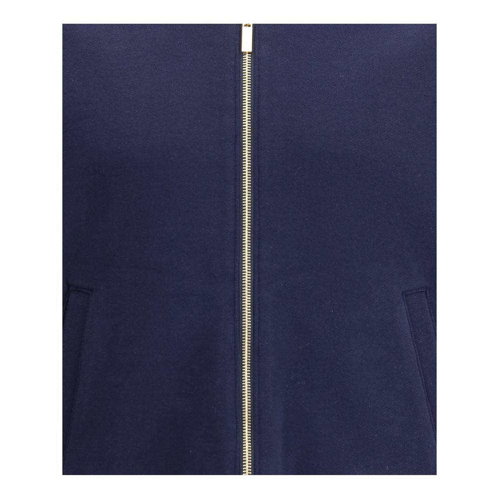 Blå bomullssweatshirt