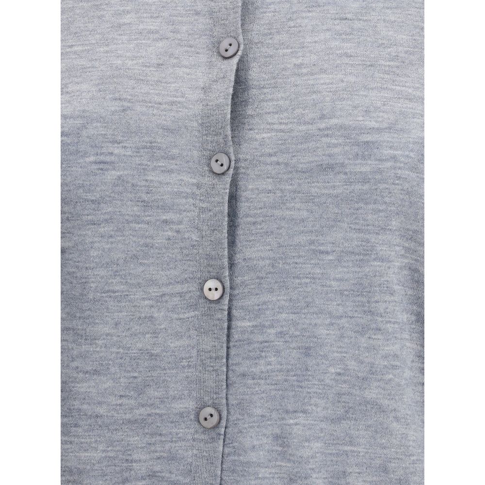 Grå Kashmir Cardigan