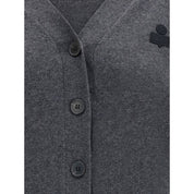 Gray Cotton Cardigan
