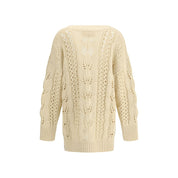 Beige Cashmere Cardigan